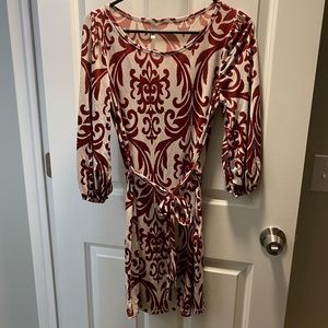 Pink blush maternity dress